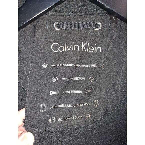 Calvin Klein Women's Black Water Resistant Wind Protection Utility Jacket Size L - Picture 7 of 14